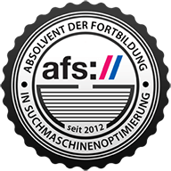 Akademie für Fortbildung in SEO - Absolvent der Fortbildung in Suchmaschinenoptimierung - Geprüfter Suchmaschinenoptimierer Akademie für Fortbildung in SEO - Absolvent der Fortbildung in Suchmaschinenoptimierung - Geprüfter Suchmaschinenoptimierer